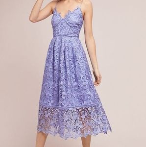 Anthropologie sherbet lace dress